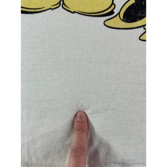 Disney Mickey & Minnie Mouse Shirt Tank Top Womens Medium White Cotton Graphic - Picture 3 of 10